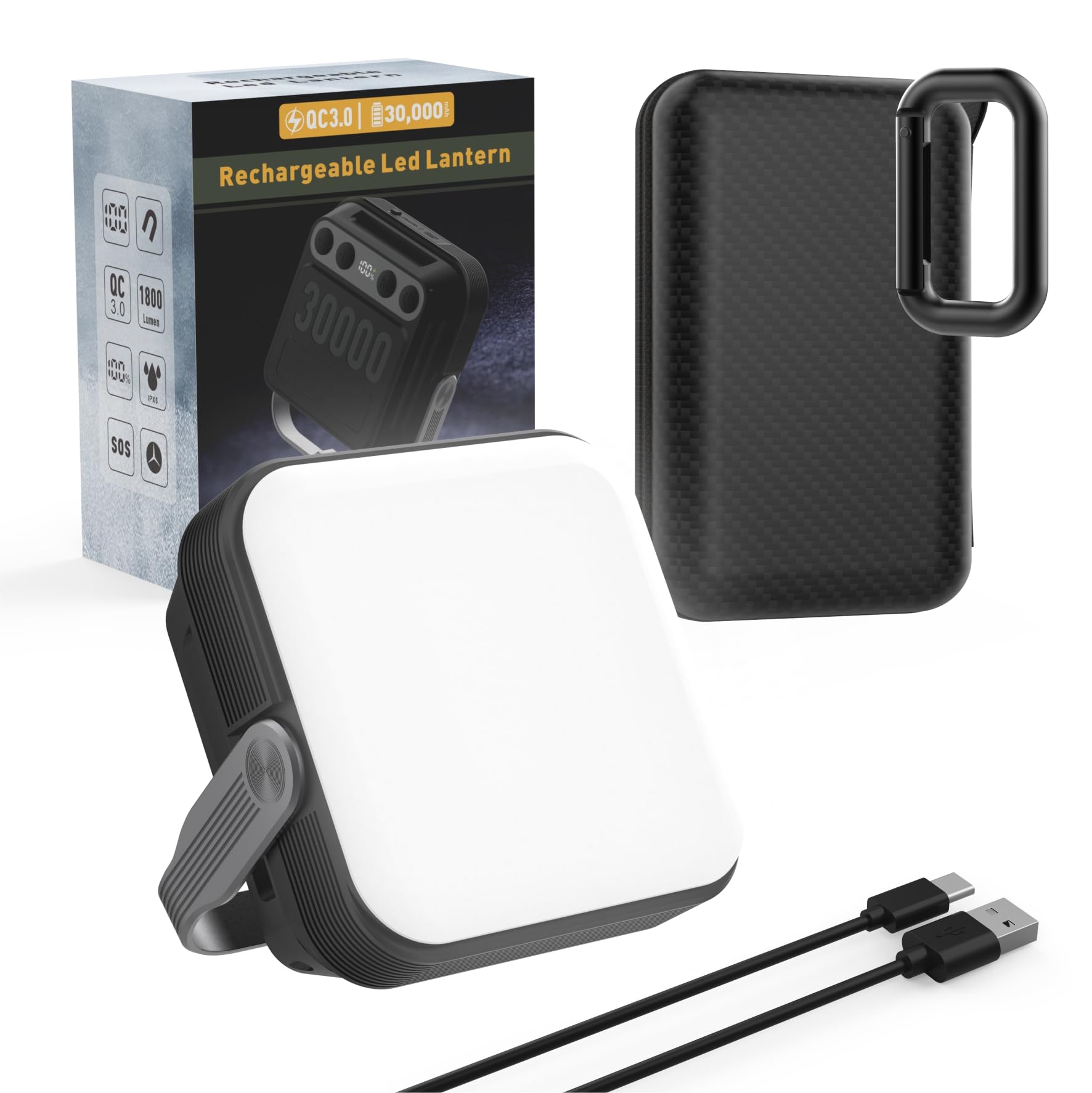 Amazon.co.jp: SUPERWAY 30000mAh led ランタンQC 3.0/22.5W